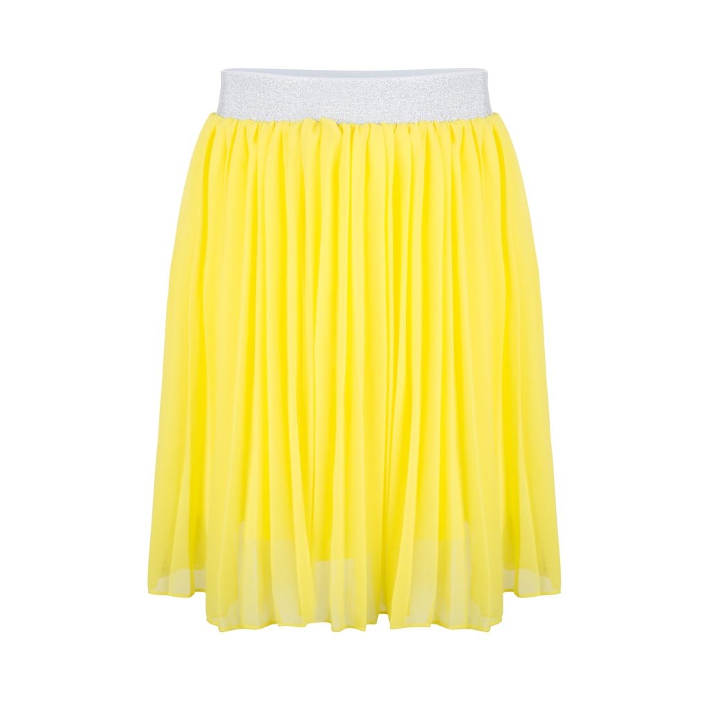 IBJ - PLEATED SKIRT - BRIGHT YELLOW