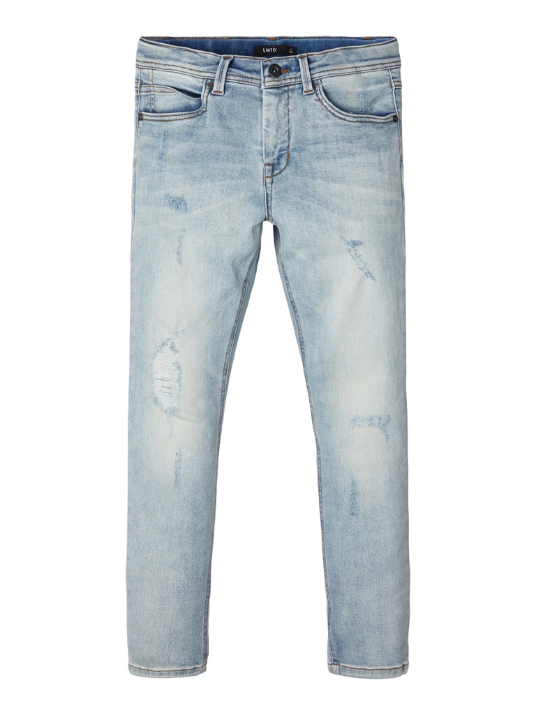 LMTD - NLM SIAN DNMTEM 1305 CROP PANT - Light Blue Denim