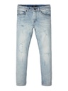LMTD - NLM SIAN DNMTEM 1305 CROP PANT - Light Blue Denim