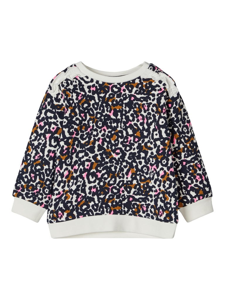 NAME IT BABY - NBF TIVE LS SWEAT BRU BOX - Snow White