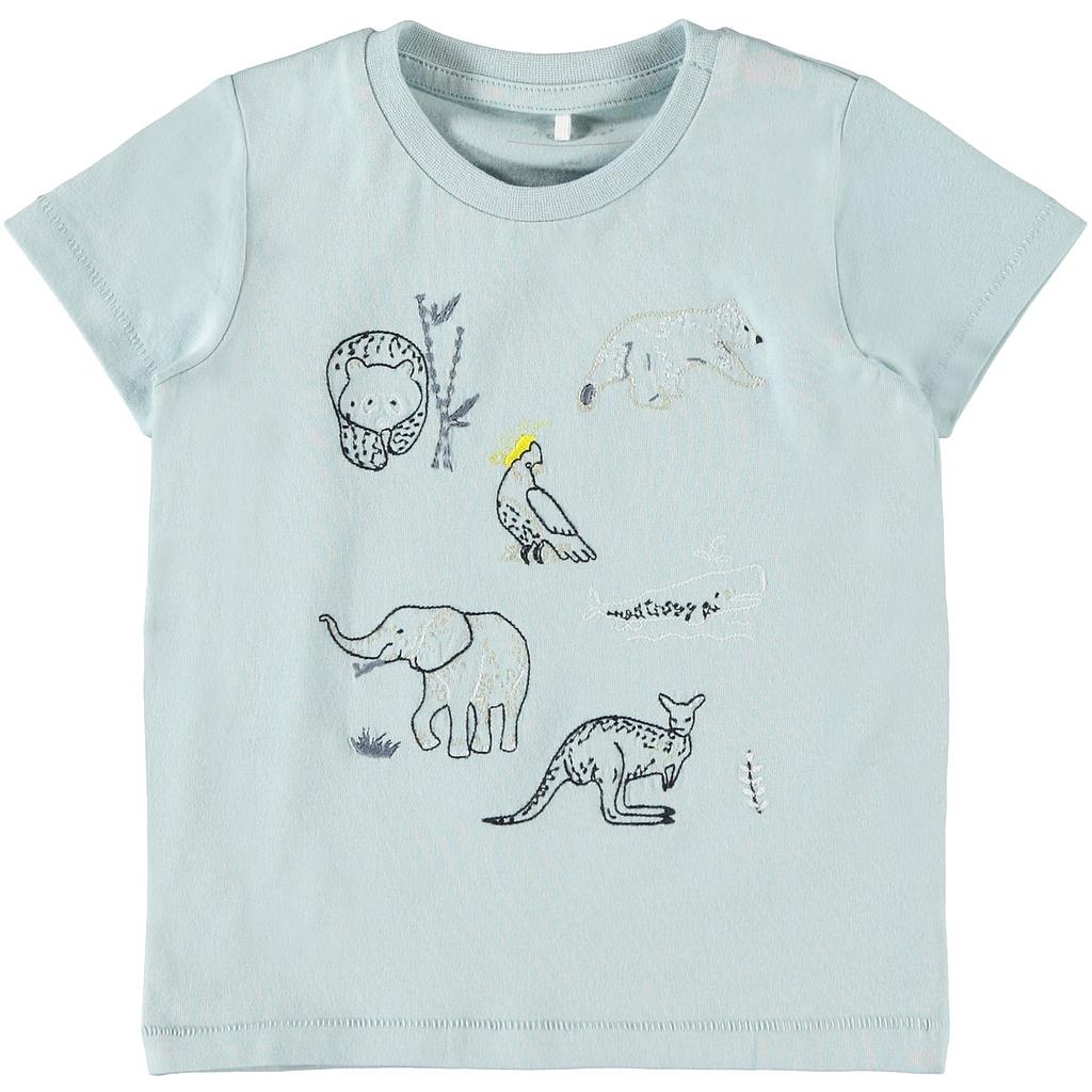 NAME IT BABY - NBM FEBOS SS TOP - Sterling Blue