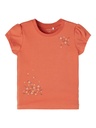 NAME IT BABY - NBF FRANCISCA SS TOP - Apricot Brandy