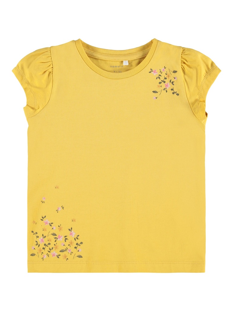 NAME IT BABY - NBF FRANCISCA SS TOP - Ochre