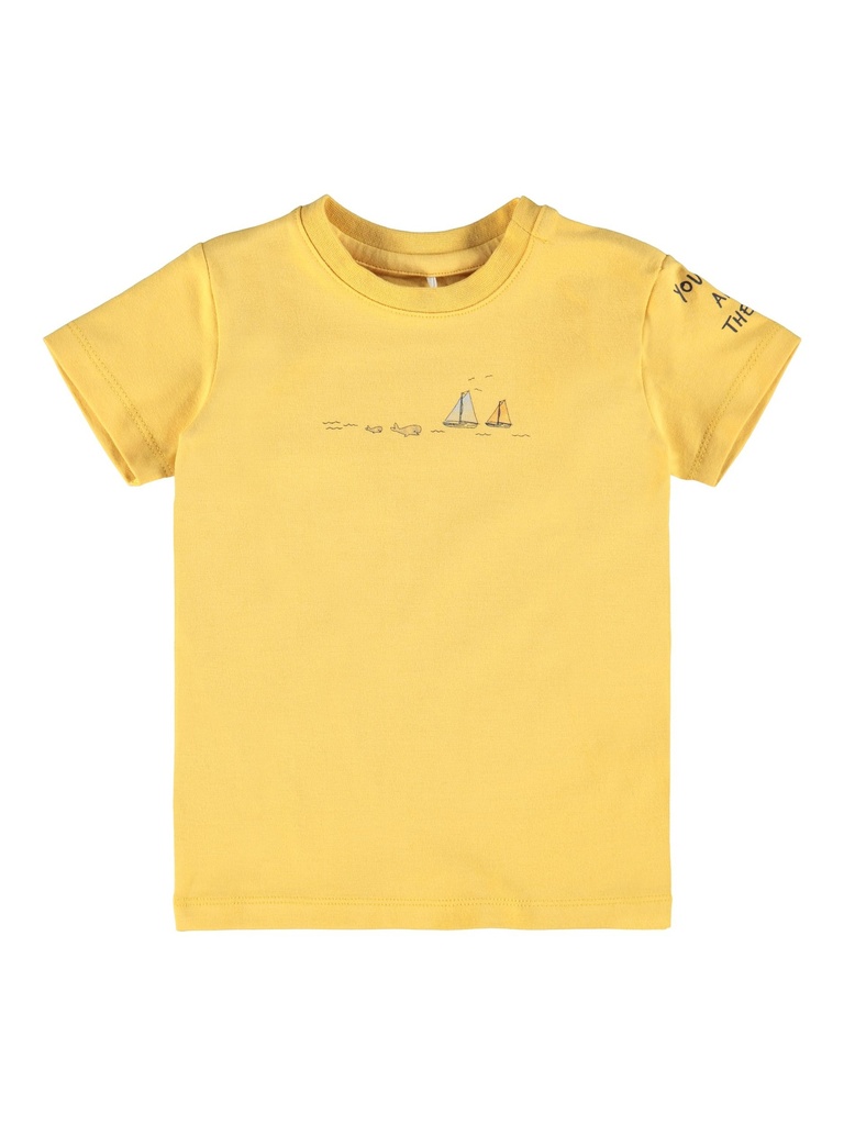 NAME IT BABY - NBM FITAL SS TOP - Ochre
