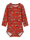 NAME IT BABY - NBM OBERG LS BODY - Burnt Brick