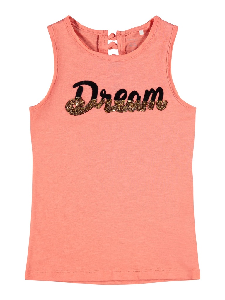 NAME IT KIDS - NKF FASAI SL TOP - Persimmon