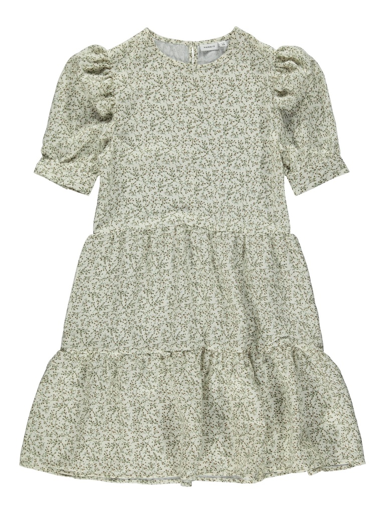 NAME IT KIDS - NKF HIMILU SS DRESS BOX - Bright White