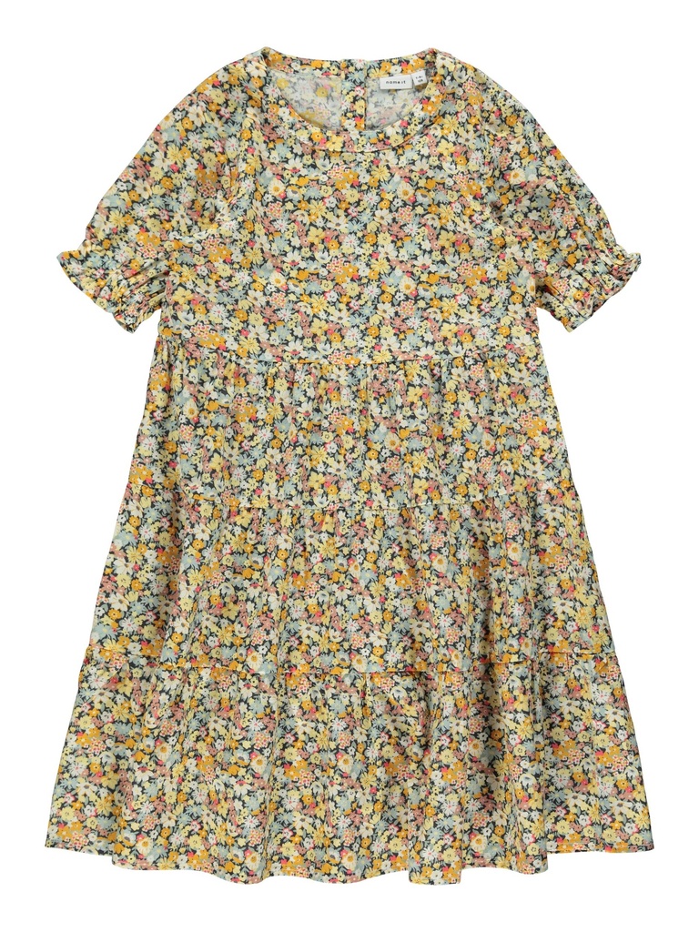 NAME IT KIDS - NKF HISSINE SS DRESS - Persimmon