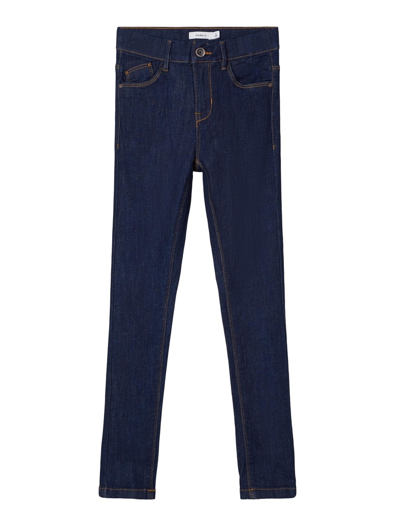 NAME IT KIDS - NKF POLLY DNMTEJAS 3340 HW PANT NOOS - Dark Blue Denim