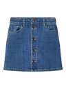 NAME IT KIDS - NKF TECOS DNM 3397 A-SHAPE SKIRT NOOS - Dark Blue Denim