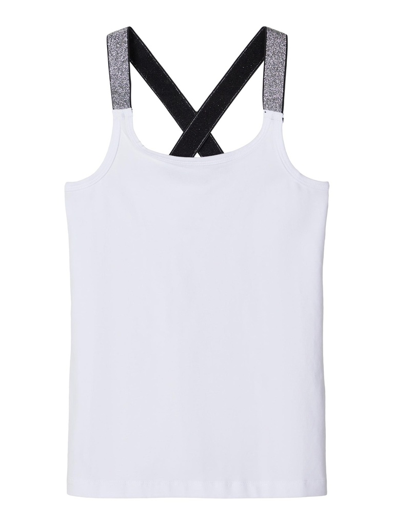 NAME IT KIDS - NKF VALS XSL RACER TANK TOP F NOOS - Bright White