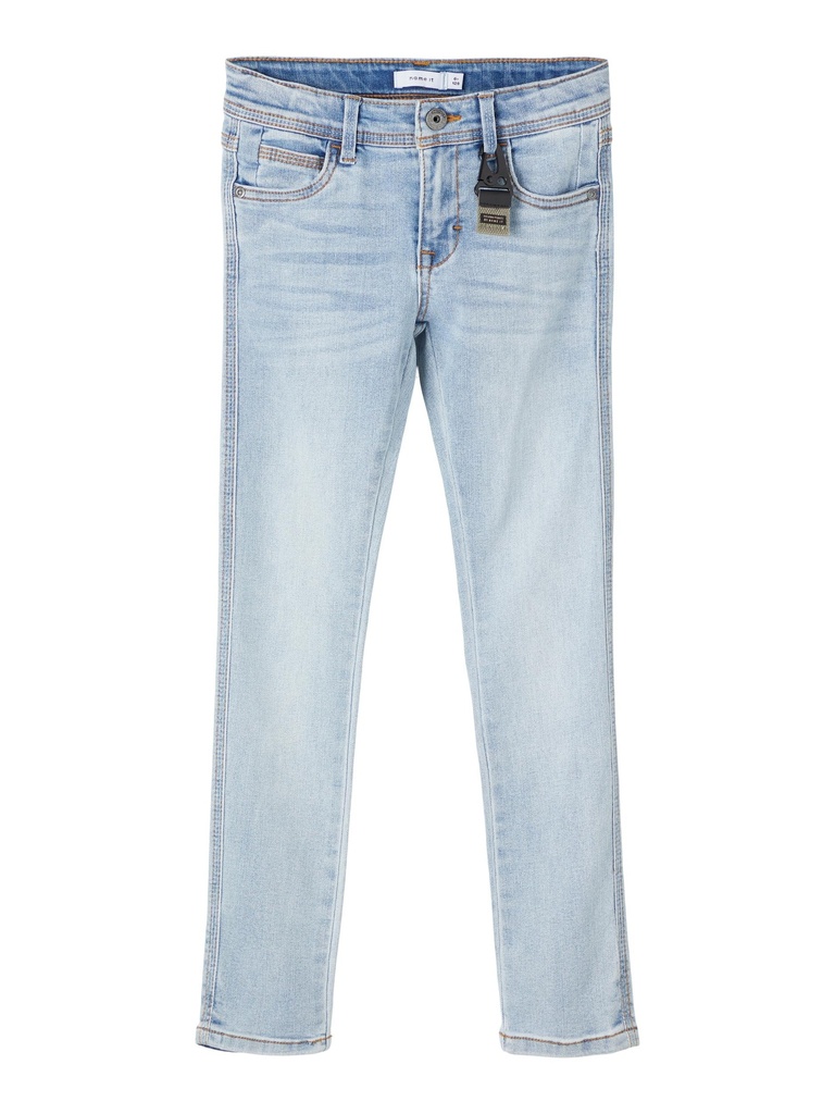 NAME IT KIDS - NKM PETE DNMTECES 1452 KEY PANT NOOS - Light Blue Denim