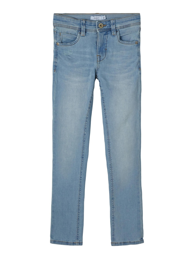NAME IT KIDS - NKM THEO DNMTASIS 1455 PANT NOOS - Light Blue Denim