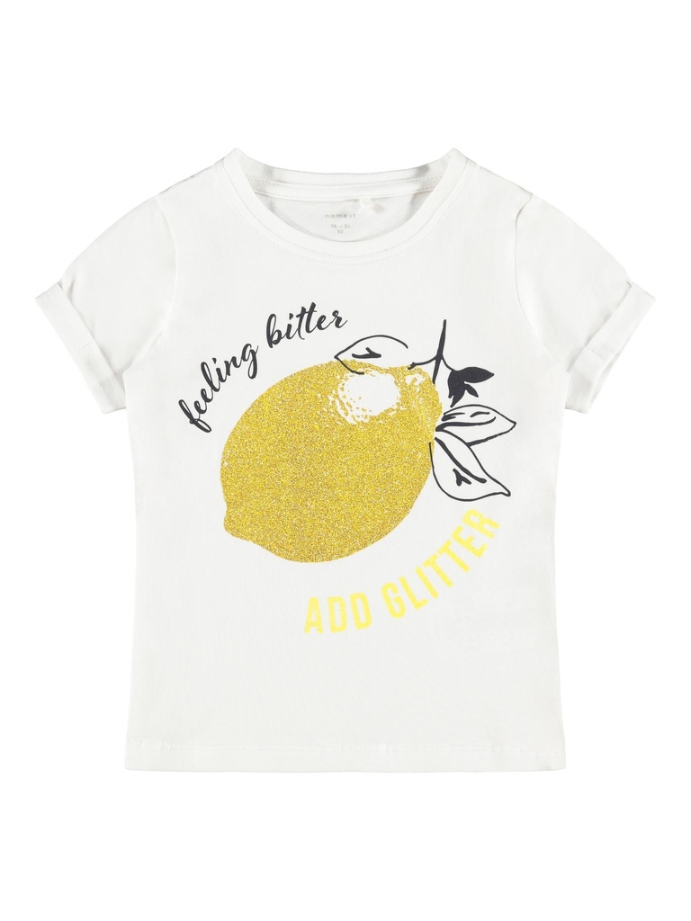 NAME IT MINI - NMF HAMINA SS TOP - Bright White