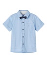 NAME IT MINI - NMM FUGL SS SHIRT BOX F - Cashmere Blue