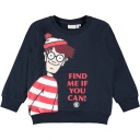 NAME IT MINI - NMM WHERESWALLY MARZ SWEAT BRU PARK - Dark Sapphire