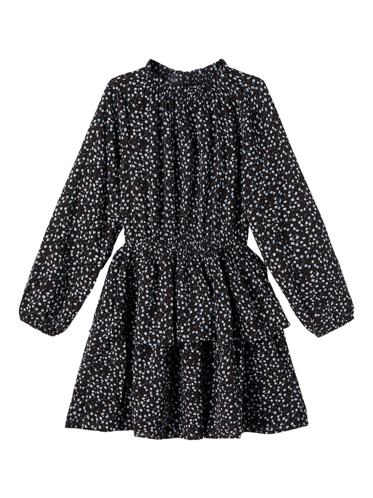 LMTD - NLF NOCAMI LS LAYRED DRESS - Black