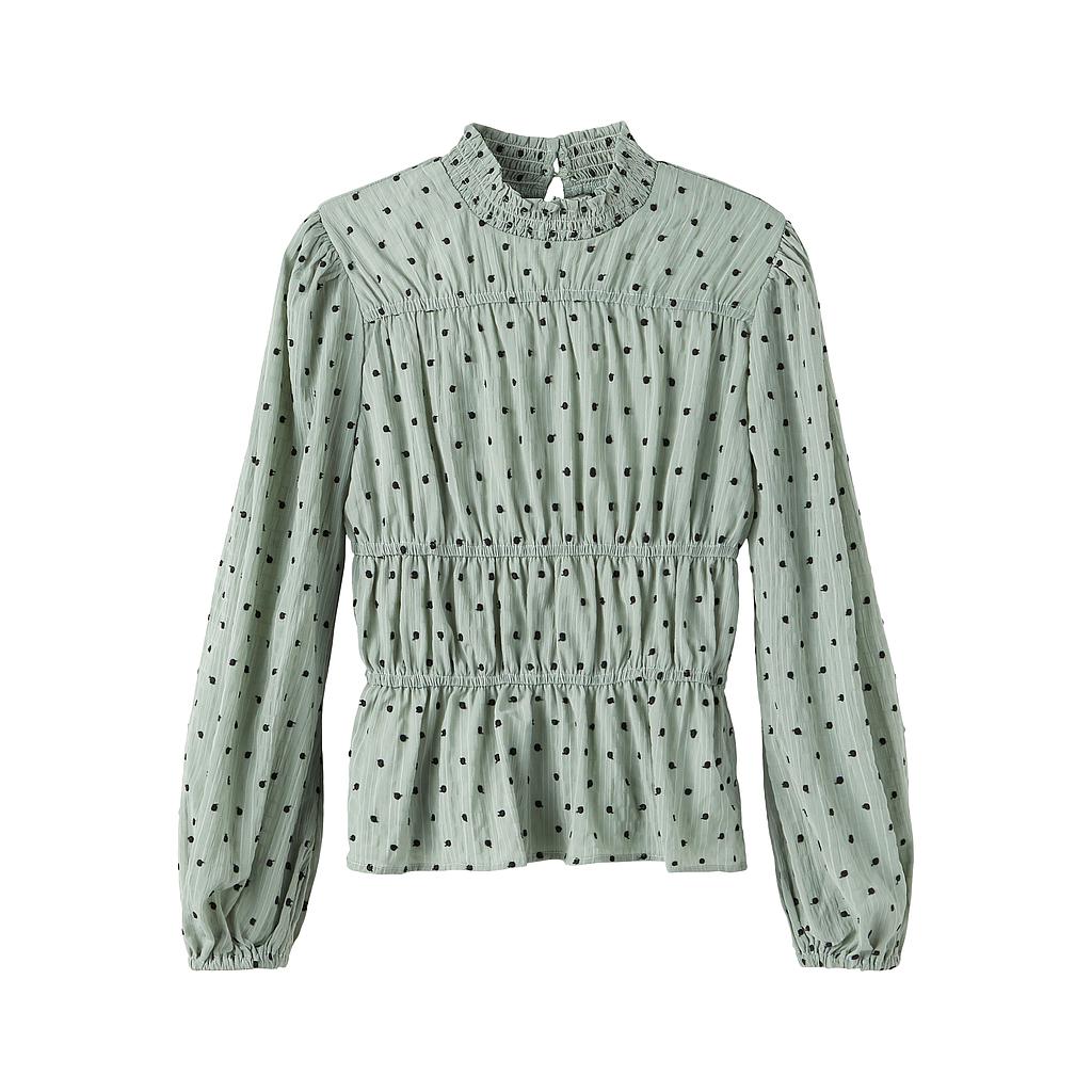 LMTD - NLF RINCDOT LS SHIRT - Iceberg Green