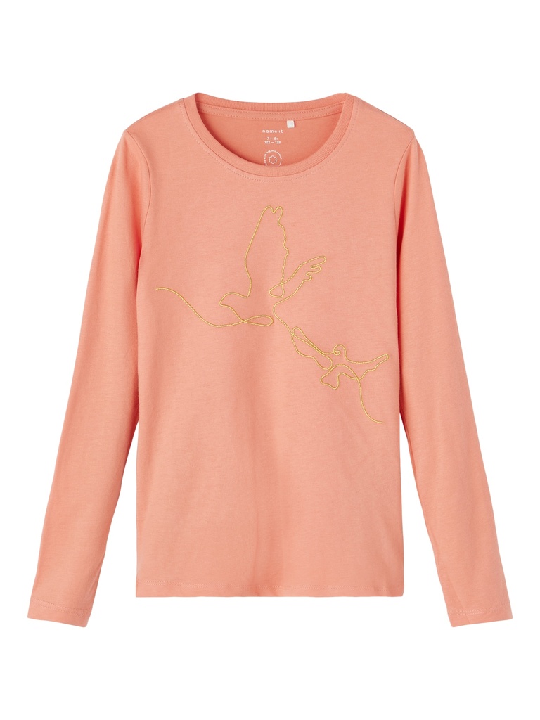 NAME IT KIDS - NKF OPTILLI LS TOP - Crabapple