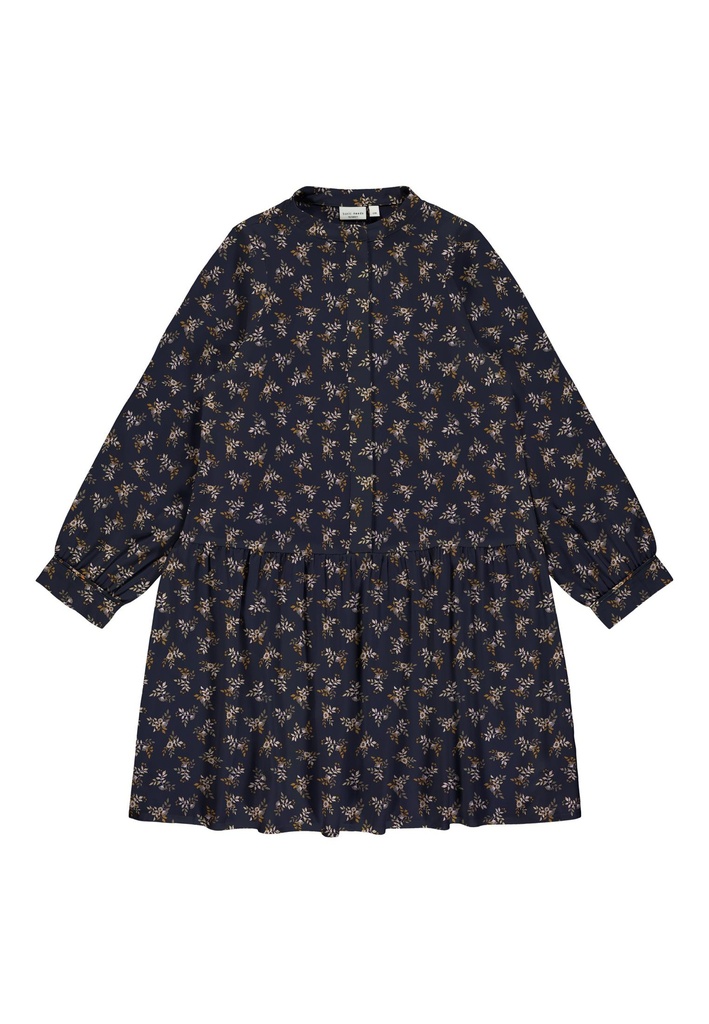 NAME IT KIDS - NKF VINAYA LS DRESS - Dark Sapphire