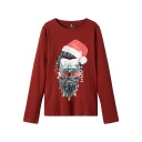 NAME IT KIDS - NKM RARTIN LS TOP BOX - Fired Brick