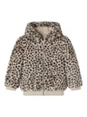 NAME IT MINI - NMF MADDIE FAUX FUR JACKET - Silver Mink