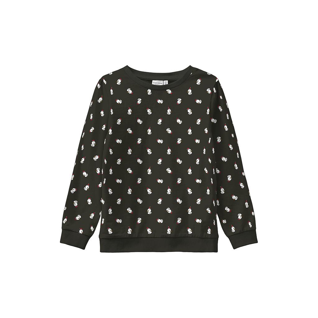 NAME IT MINI - NMM VISMAS LS SWEAT BRU R - Rosin