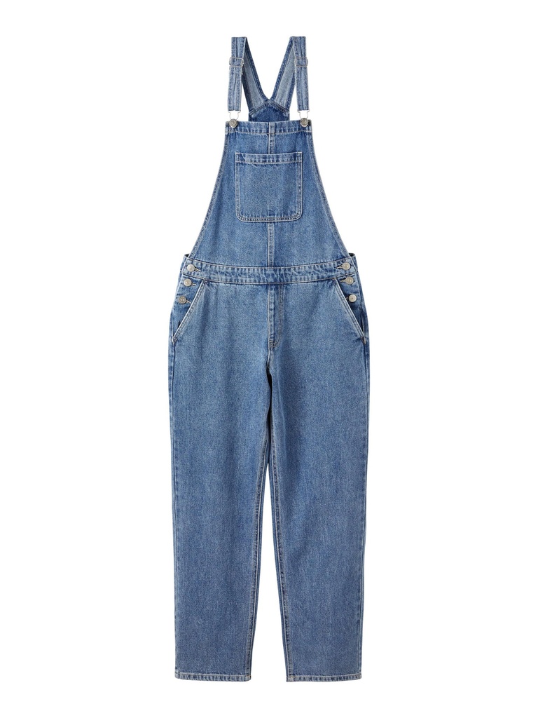 LMTD - NLF BIBIZZA OVERALL - Medium Blue Denim