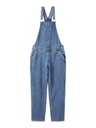 LMTD - NLF BIBIZZA OVERALL - Medium Blue Denim