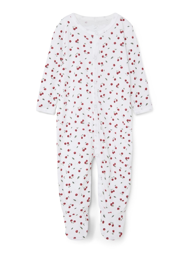 NAME IT BABY - NBF NIGHTSUIT 2P W/F TIBETAN CHERRY - Tibetan Red