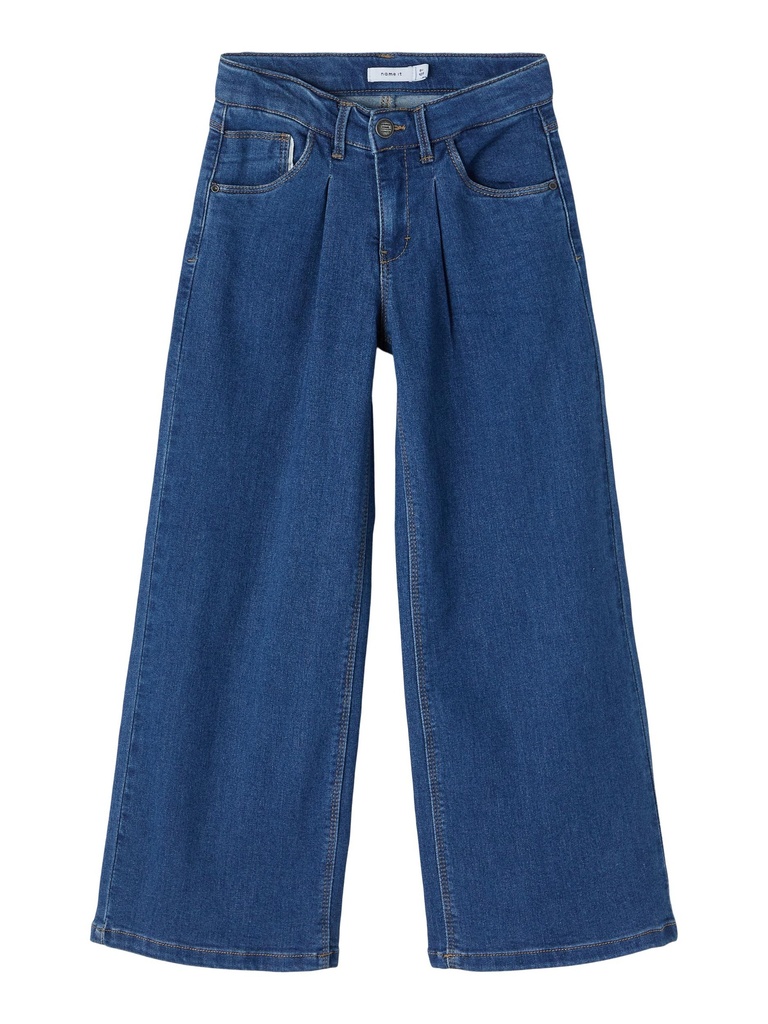 Achive - NAME IT KIDS - NKF BWIDE DNMTASPERS PANT NOOS - Medium Blue Denim
