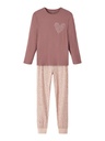 NAME IT KIDS - NKF NIGHTSET ROSE TAUPE LEO NOOS - Rose Taupe