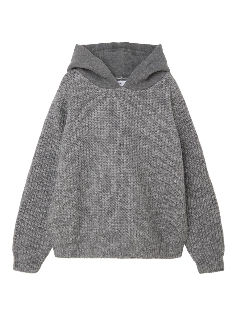 NAME IT KIDS - NKM LERAM LS KNIT - Grey Melange