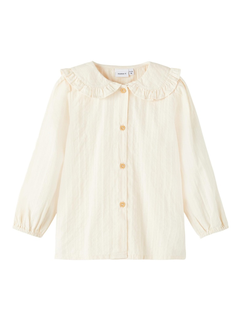NAME IT MINI - NMF LASILLE LS SHIRT - Buttercream
