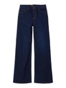 LMTD - NLF TILINETTE DNM HW WIDE PANT NOOS - Dark Blue Denim