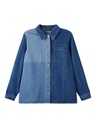 LMTD - NLM LOCK LS SHIRT - Medium Blue Denim