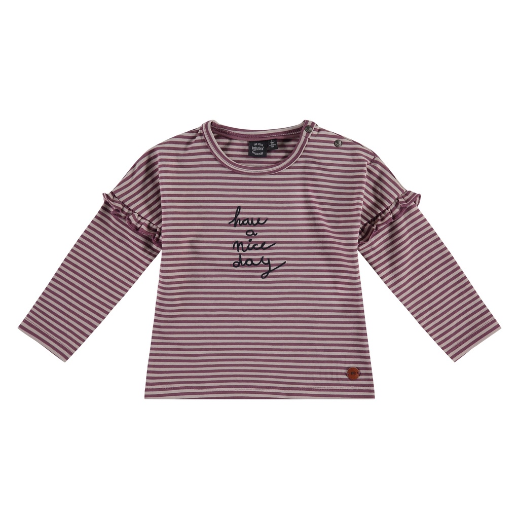 Babyface - girls T-shirt long sleeve - eggplant - BBE22408658