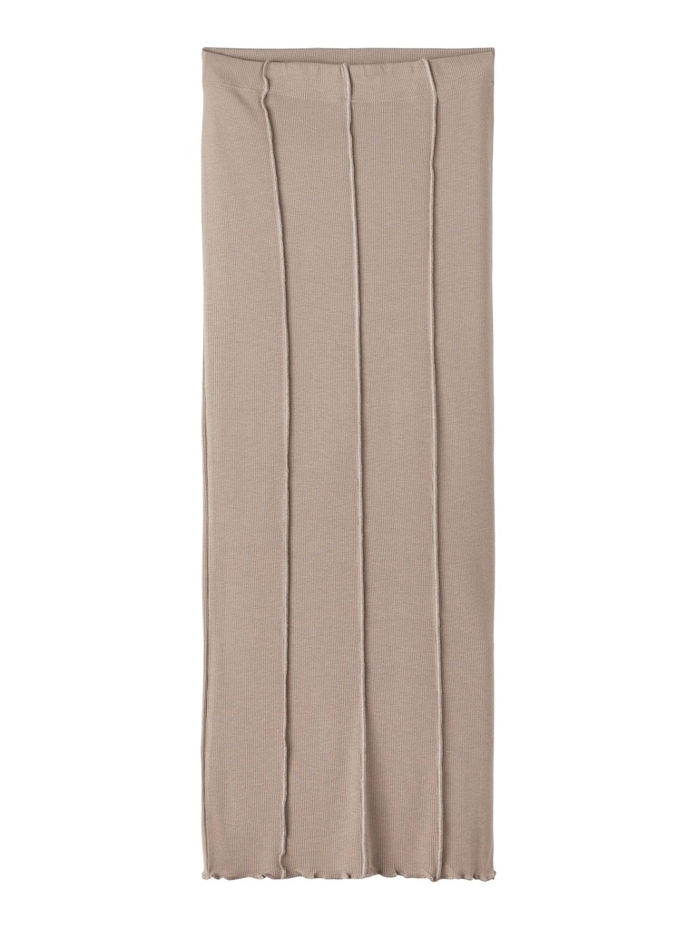 LMTD - NLF RAWDIDA LONG SKIRT - Mocha Meringue