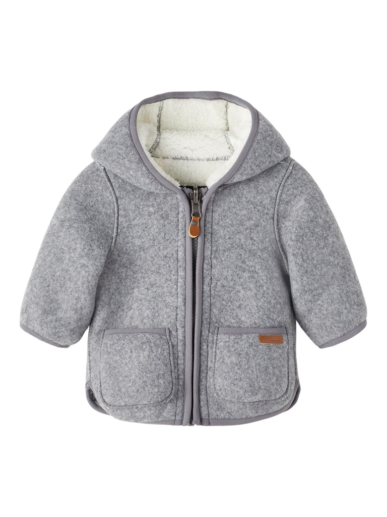 NAME IT BABY - NBN MILY JACKET - Grey Melange