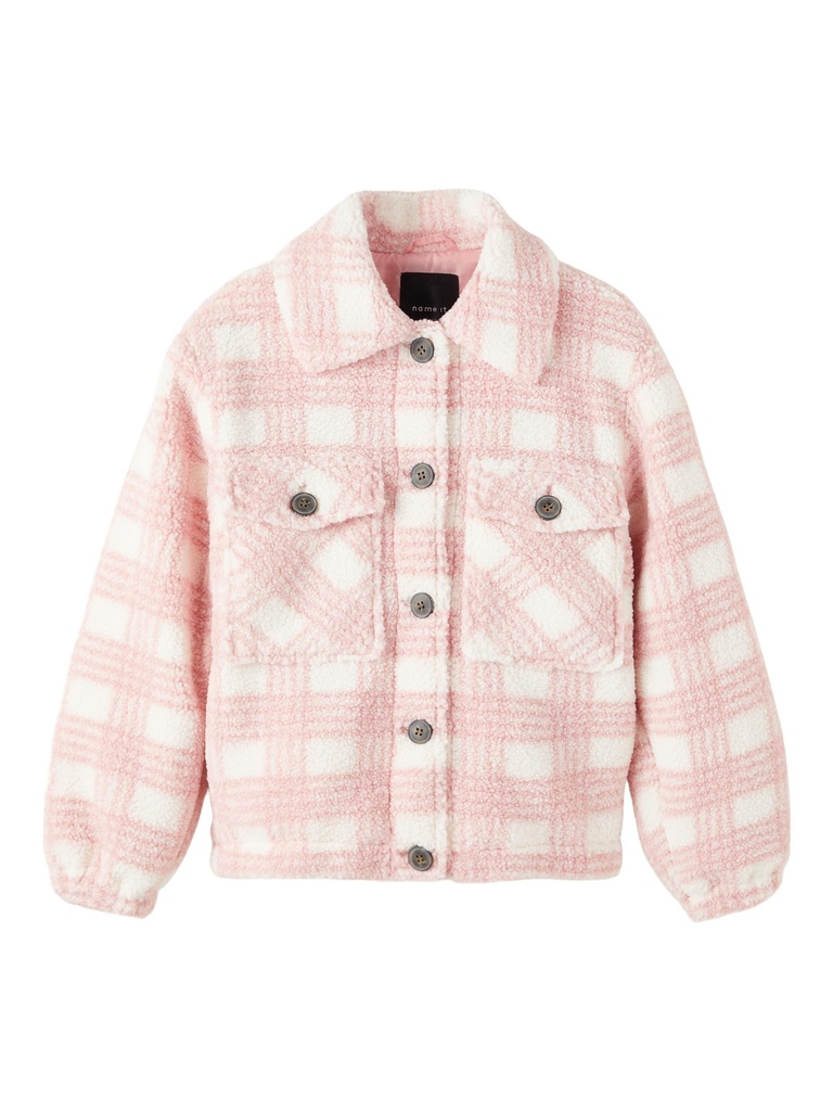 NAME IT KIDS - NKF MONIQUE TEDDY JACKET1 - Nostalgia Rose