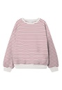 NAME IT KIDS - NKF VARIE LS BOXY SWEAT BRU N - Crimson