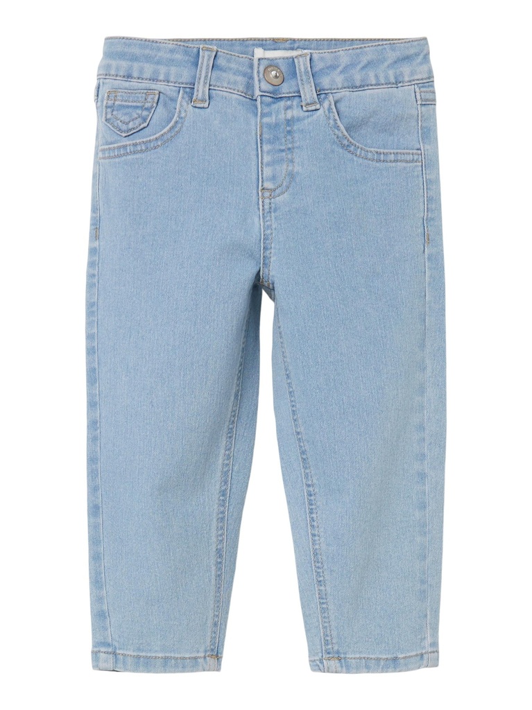 NAME IT MINI - NMF BELLA DNMTOKE SHAPE PANT - Light Blue Denim