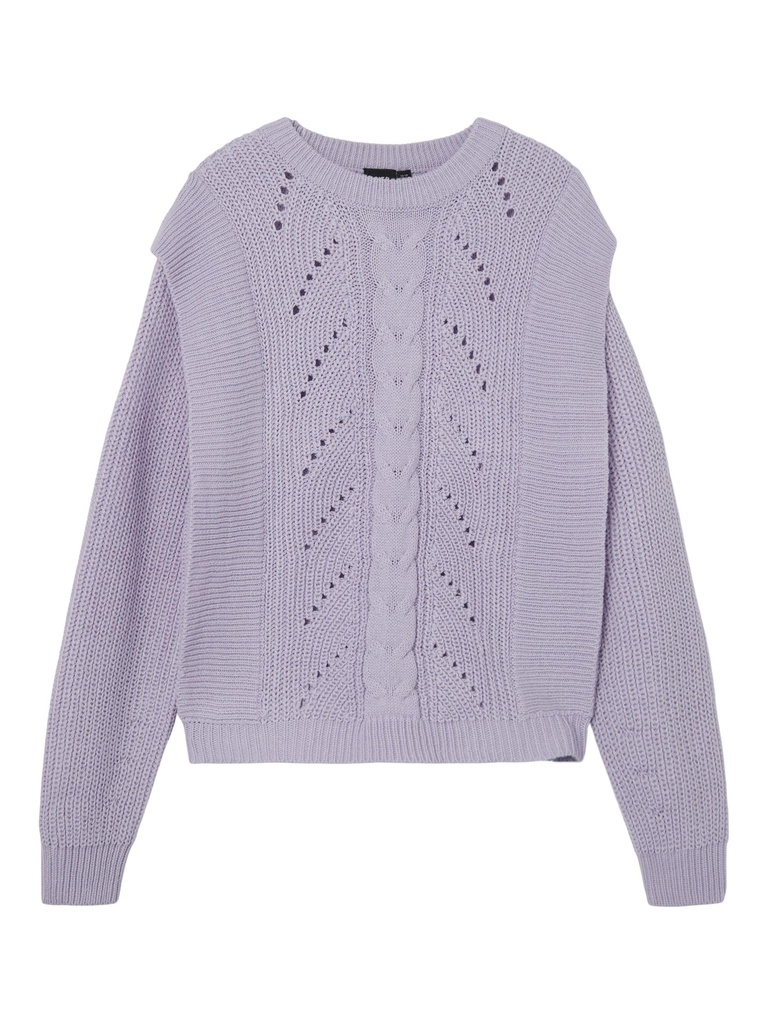 LMTD - NLF OSHINNI LS SHORT KNIT - Orchid Petal