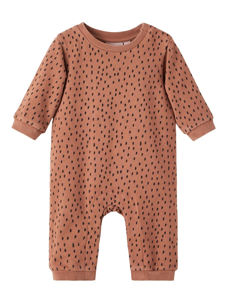 NAME IT BABY - NBN OON LS SWEAT SUIT BOX BRU - Coconut Shell