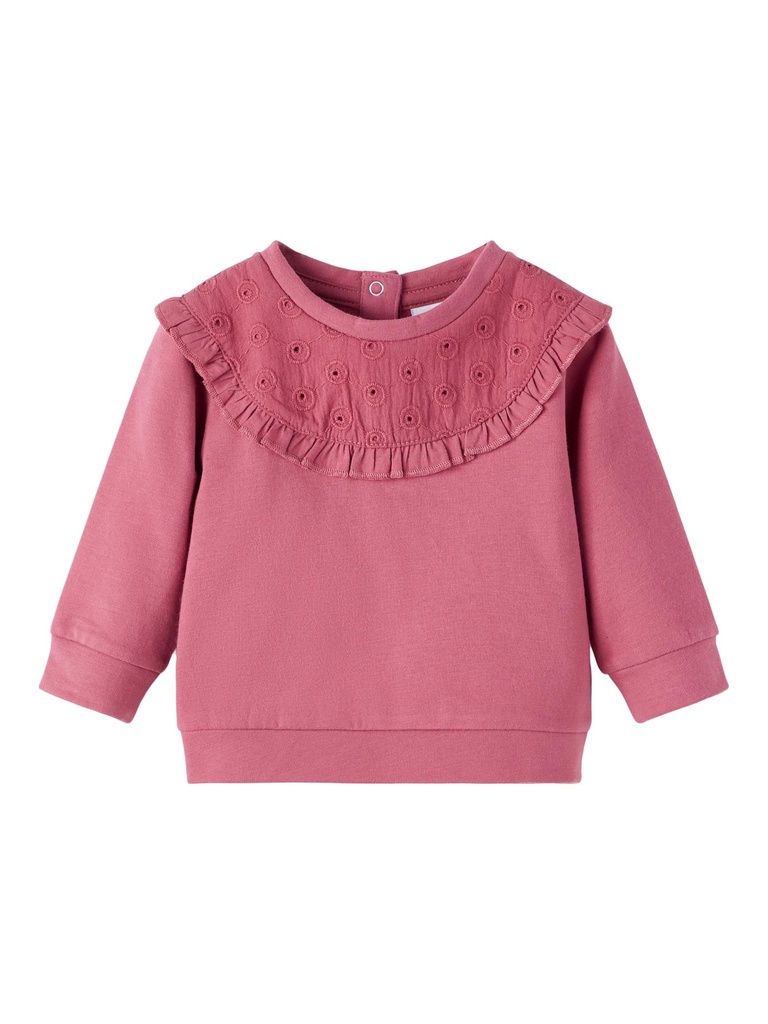 NAME IT BABY - NBF OFILLE LS SWEAT BRU - Mauvewood