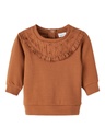 NAME IT BABY - NBF OFILLE LS SWEAT BRU - Coconut Shell