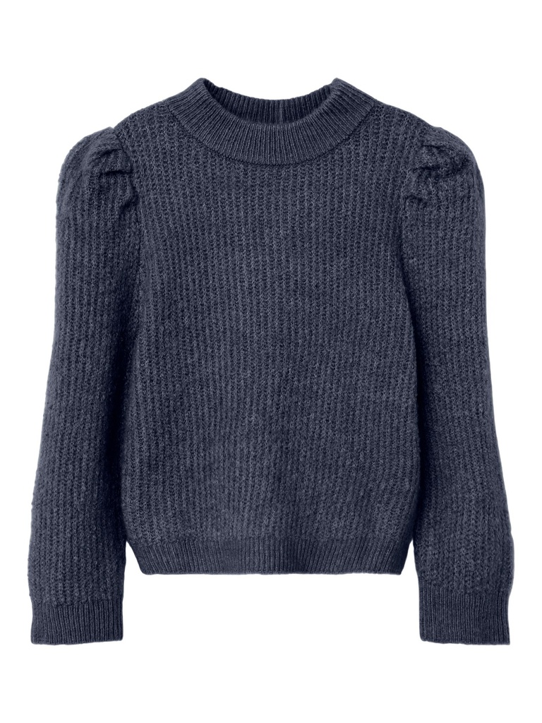 NAME IT MINI - NMF RHIS LS  KNIT CAMP - Dark Sapphire