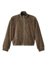 NAME IT KIDS - NKF OBELIS CROP SWEAT CARD BRU - Morel