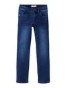 NAME IT KIDS - NKM RYAN DNMBATIMIAN FLEECE PANT - Dark Blue Denim