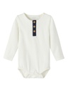 NAME IT BABY - NBM RICARD LS BODY BOX - White Alyssum PLACKET